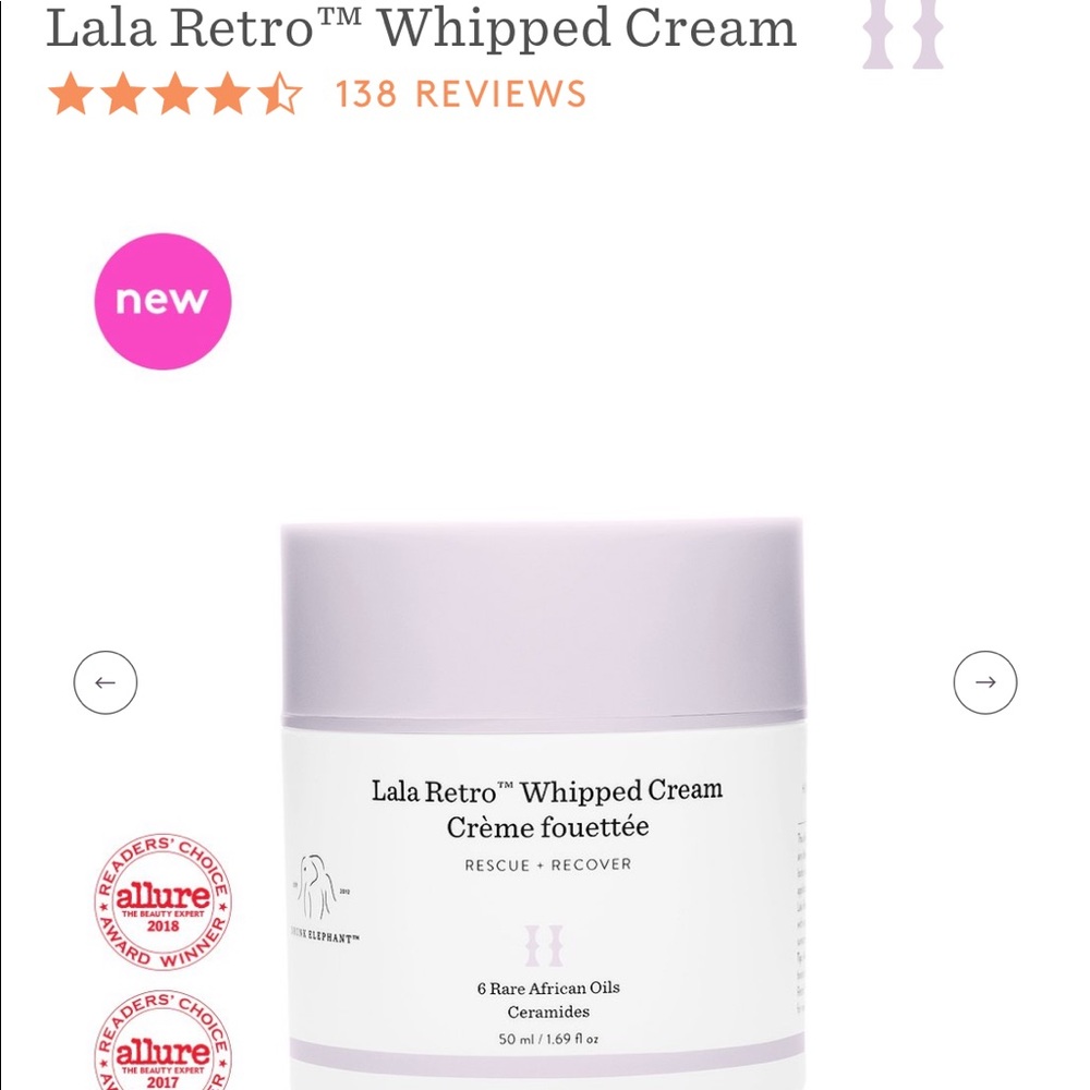 Drunk Elephant Lala Retro Whipped Cream